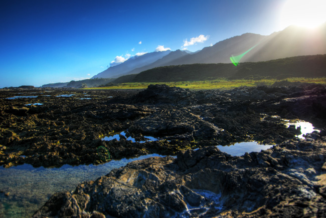 yakushima anbo coast sunset